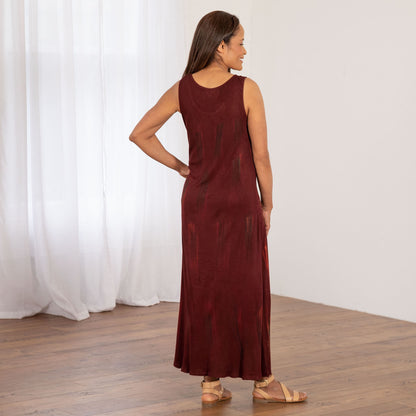 Weeping Willow Ribbed Long Dress