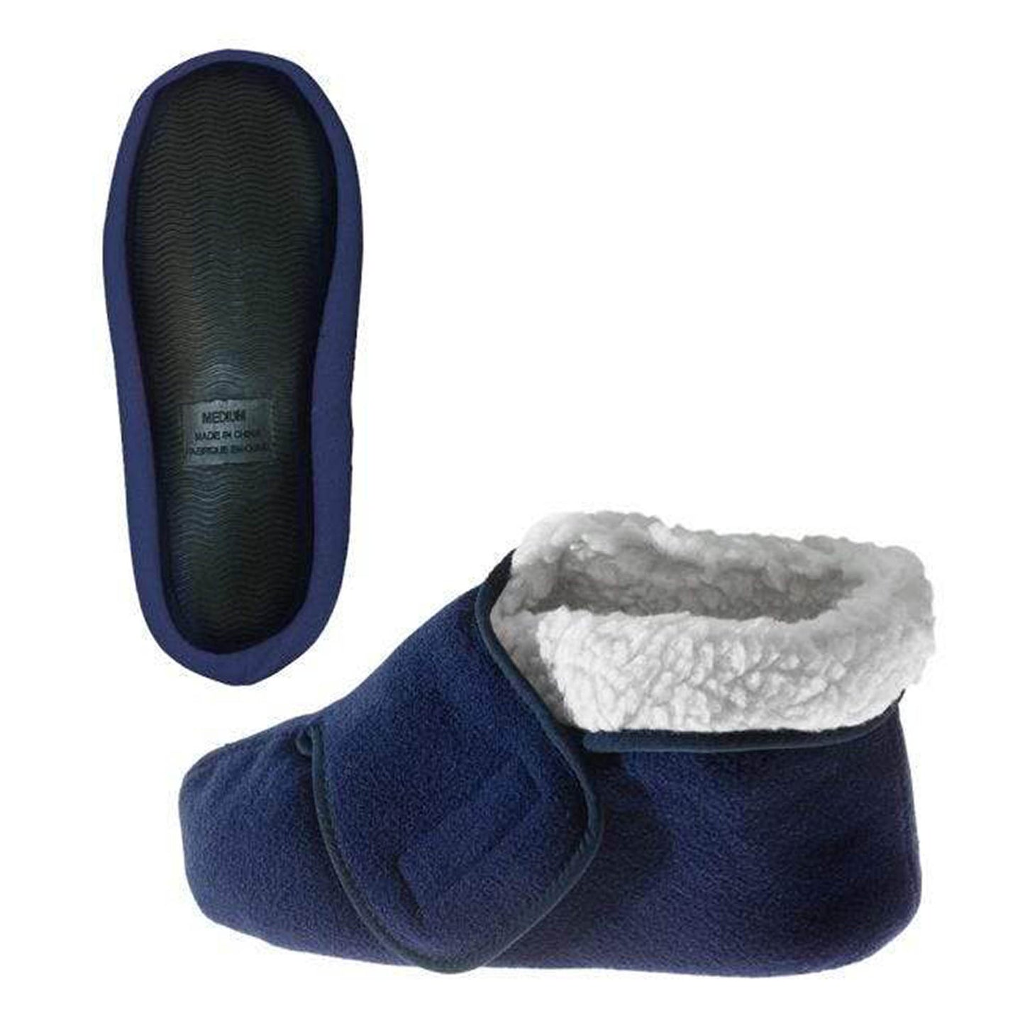 Unisex Extra Wide Soft Fleece Booties