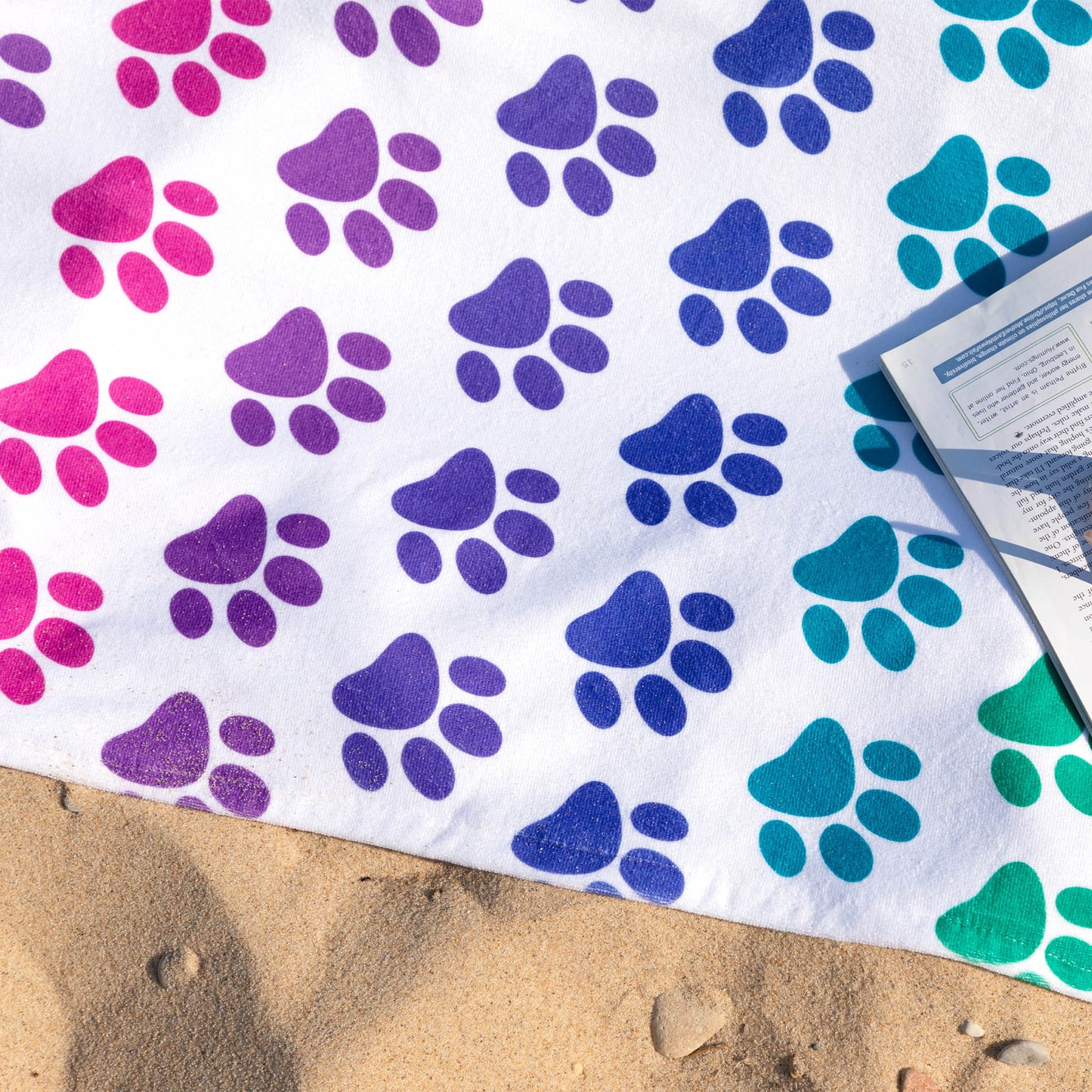 Paw Print Oversized Towel