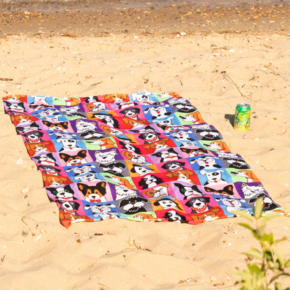 Paw Print Oversized Towel