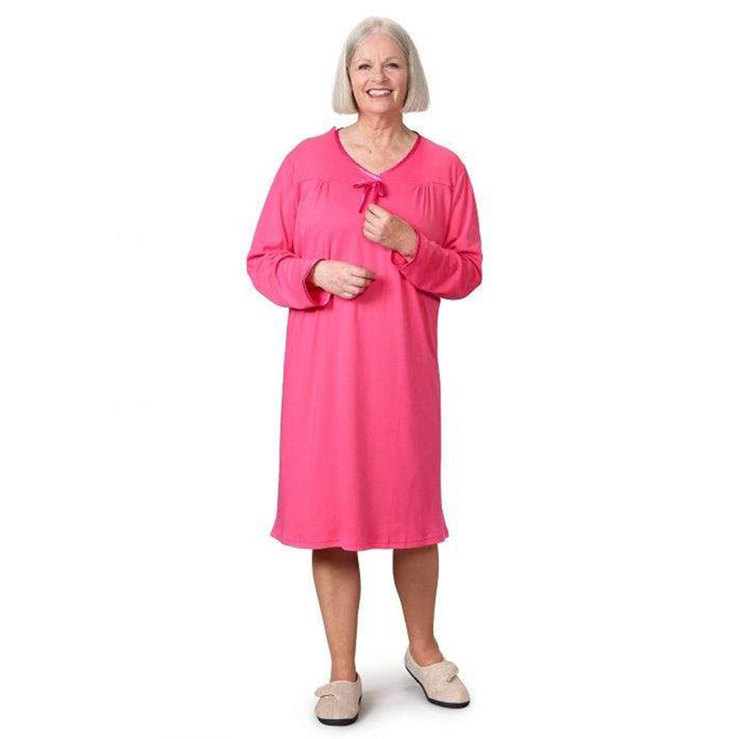Women's Open Back Antimicrobial Nightgown