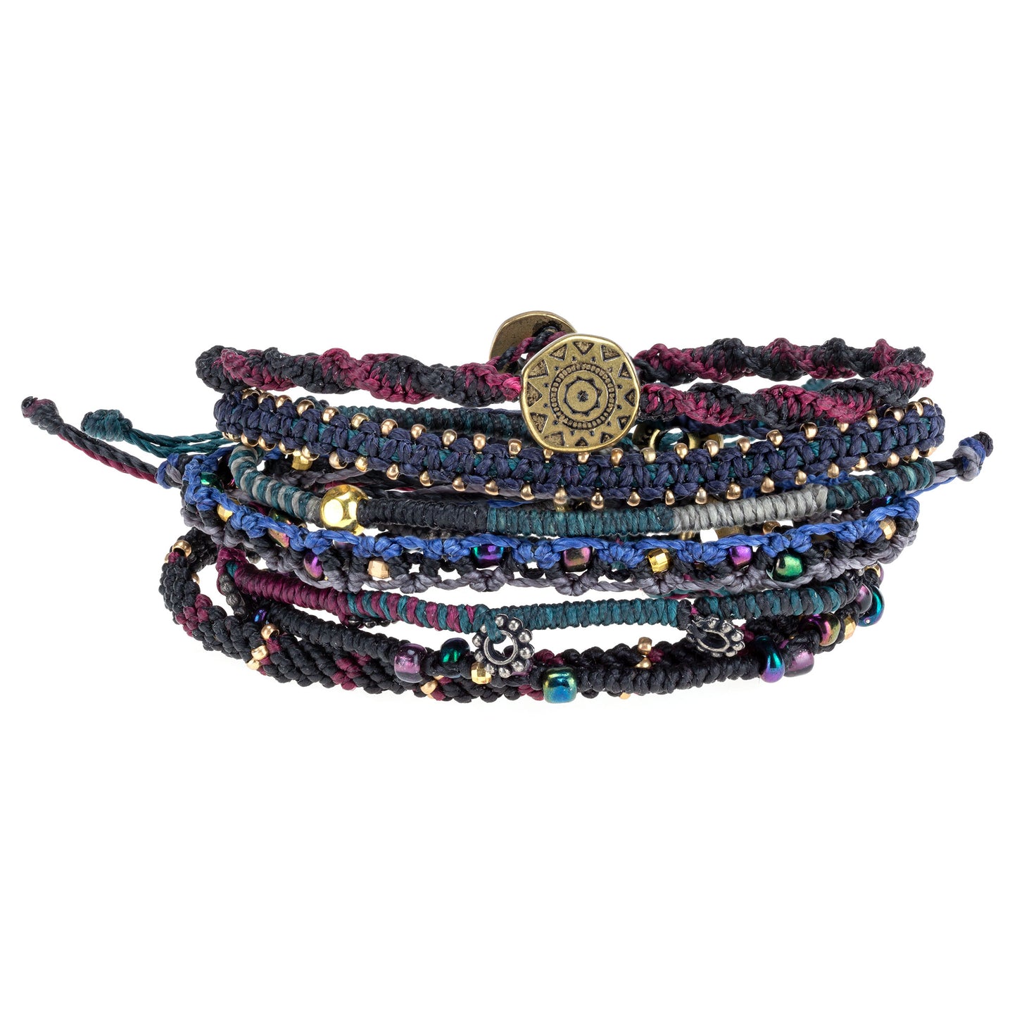 Guatemalan Seven-Strand Earth Bracelet | Fair Trade