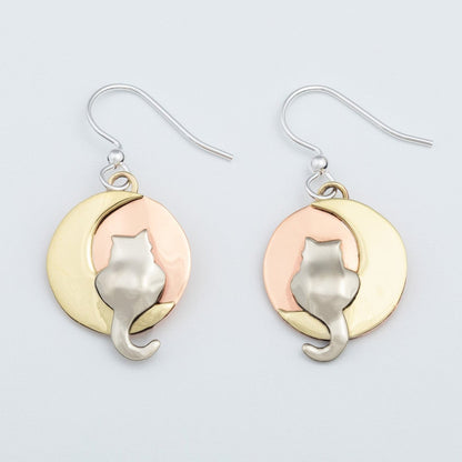 Moonlight Cat Earrings