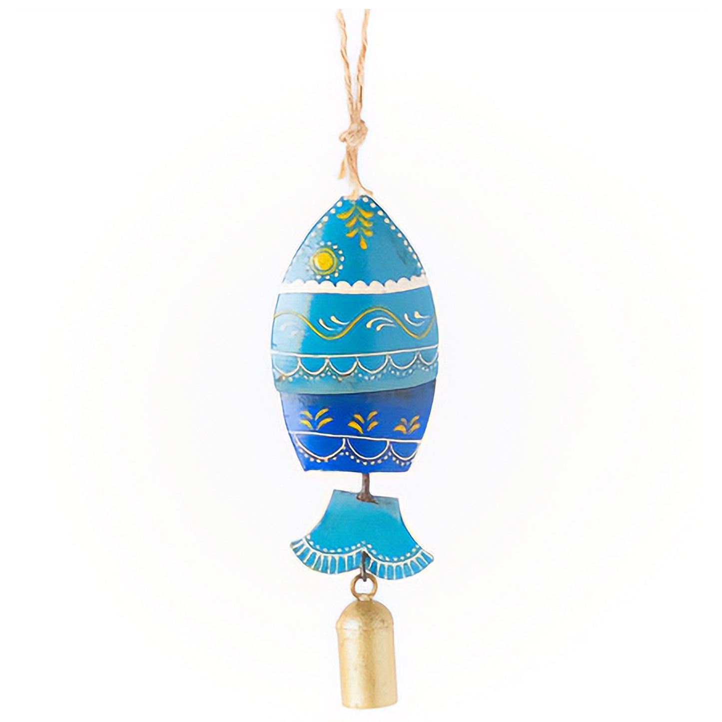 Segmented Fish Henna Treasure Bell Chime