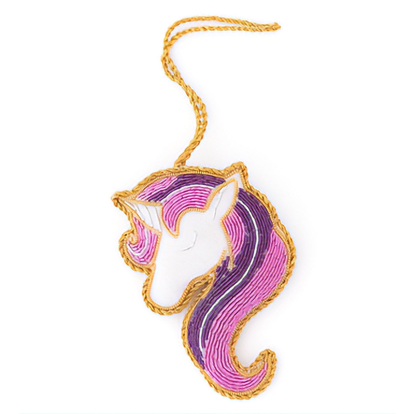 Unicorn Larissa Plush Ornament