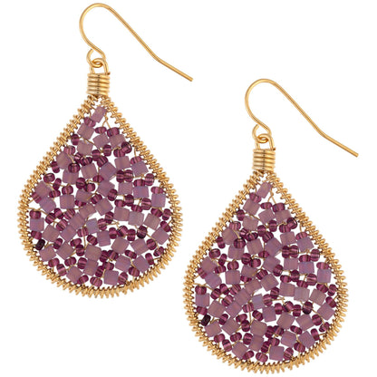 Beaded Dream Gold-Plated Earrings