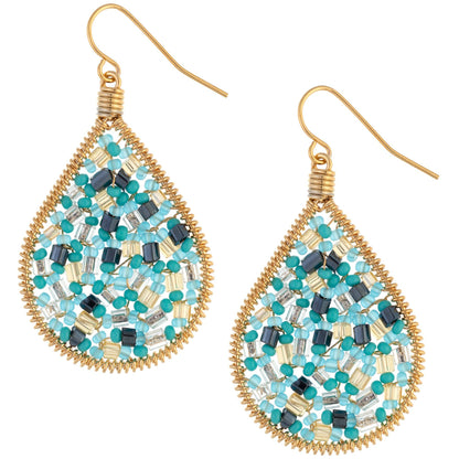 Beaded Dream Gold-Plated Earrings