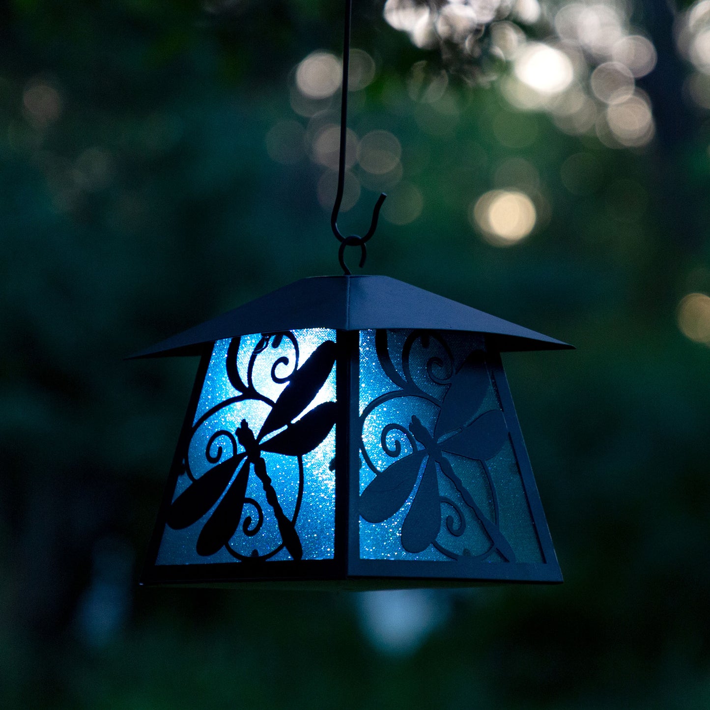 Fluttering Friends Metal Solar Lanterns