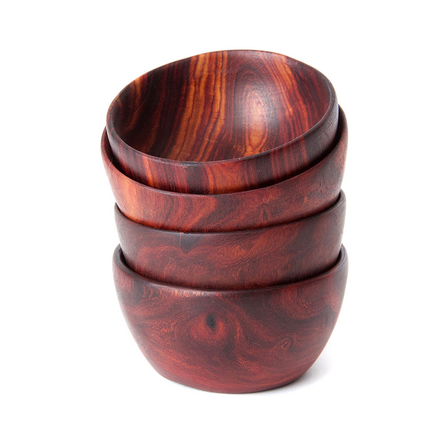 Hand-Carved Small Zambezi Teak Bowl