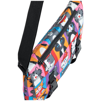 Pet Portrait & Paws Messenger Bag