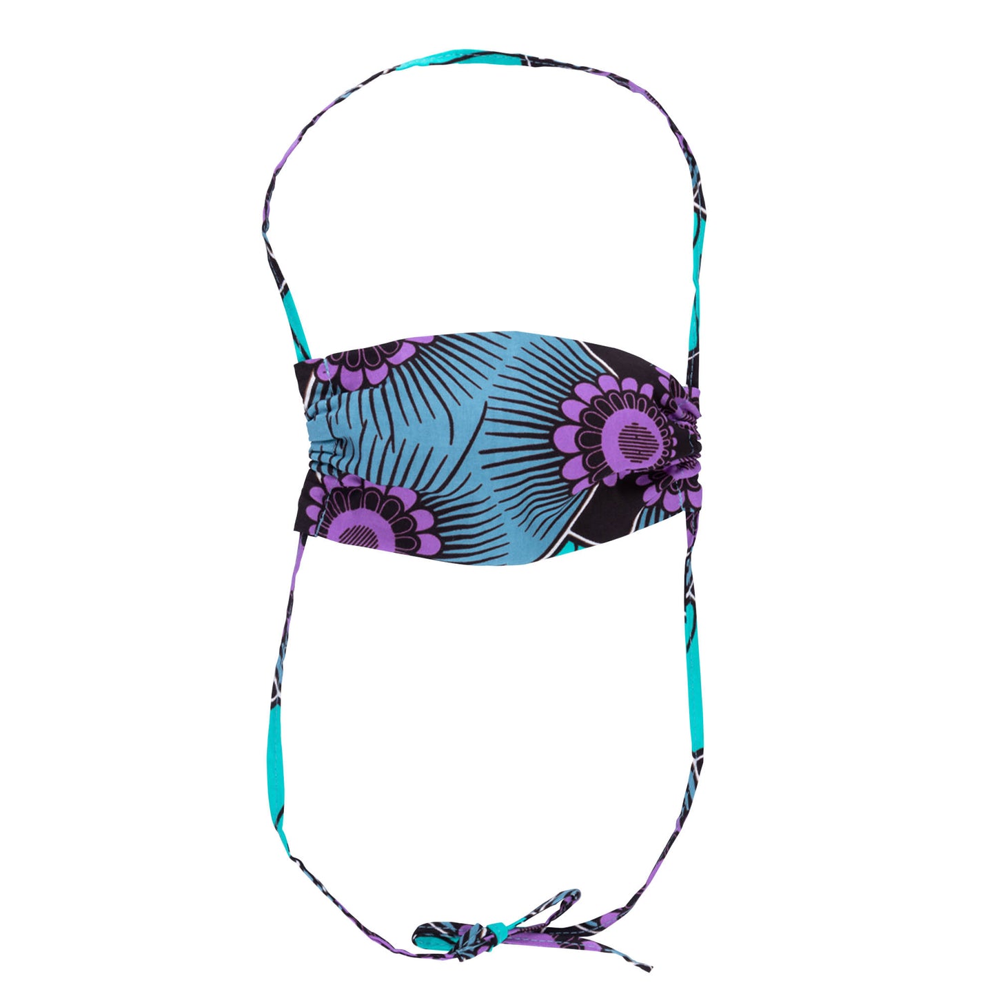 Colorful Kitenge Cotton Tie-back Face Mask