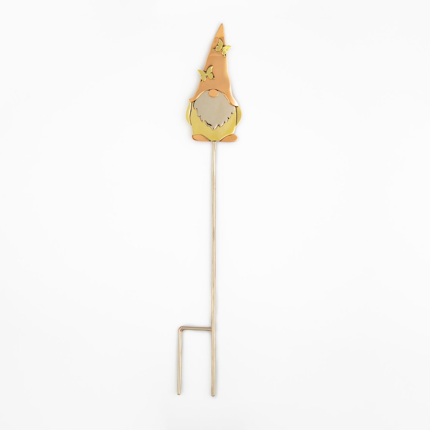 Cute Gnome Mixed Metal Plant Stake