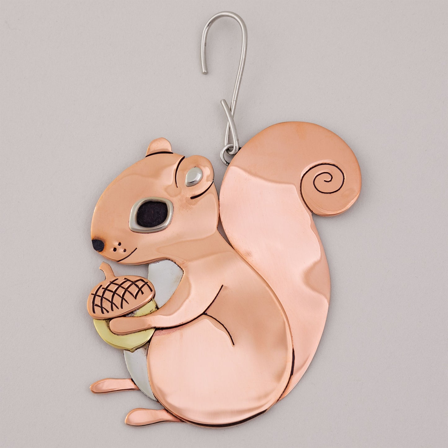 Sweet Squirrel Mixed Metal Ornament