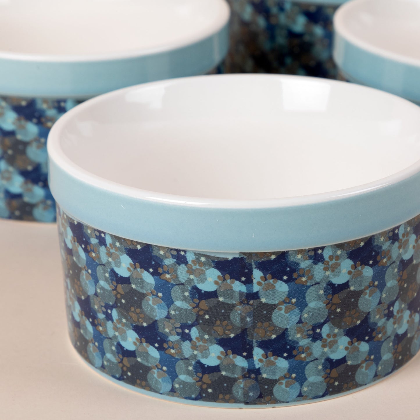 Paw Print Ramekin - Set of 4