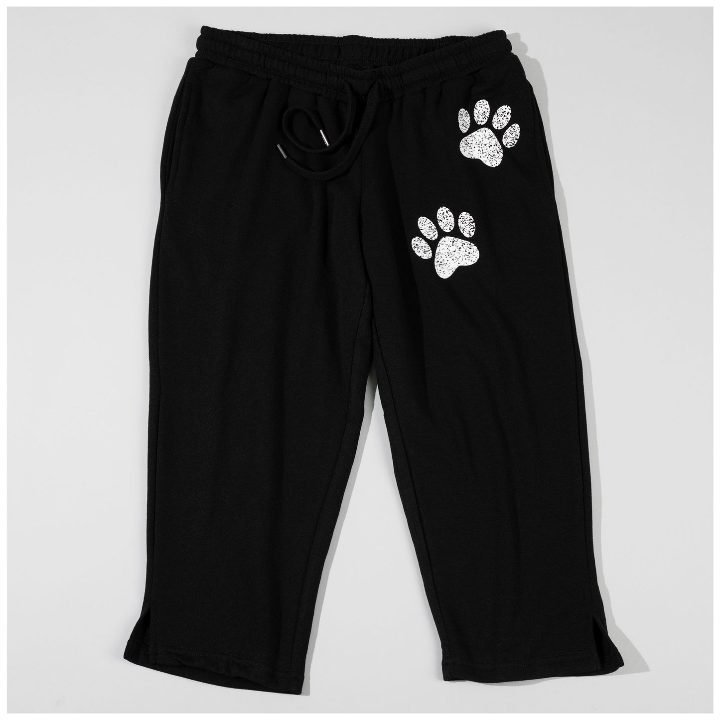 Paw Print Capri Sweatpants