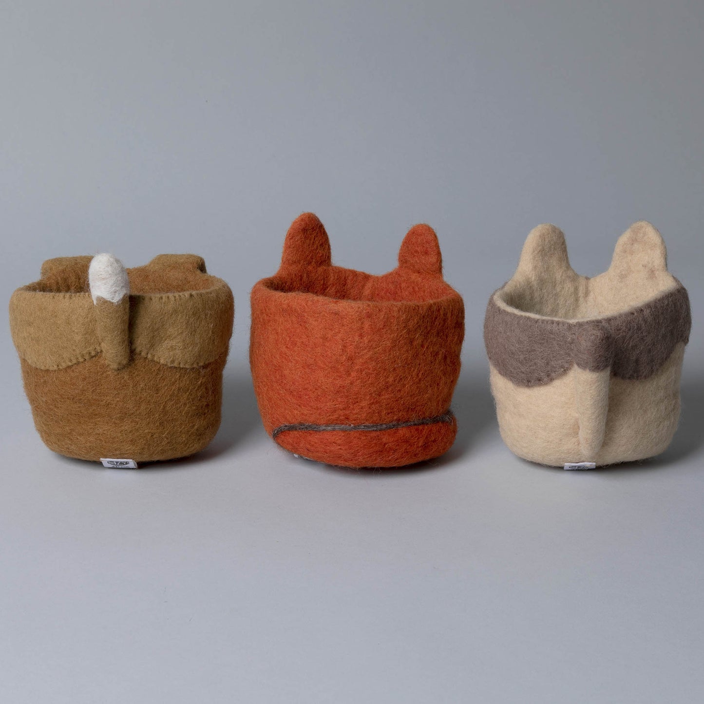 Hand-Felted Animal Planter