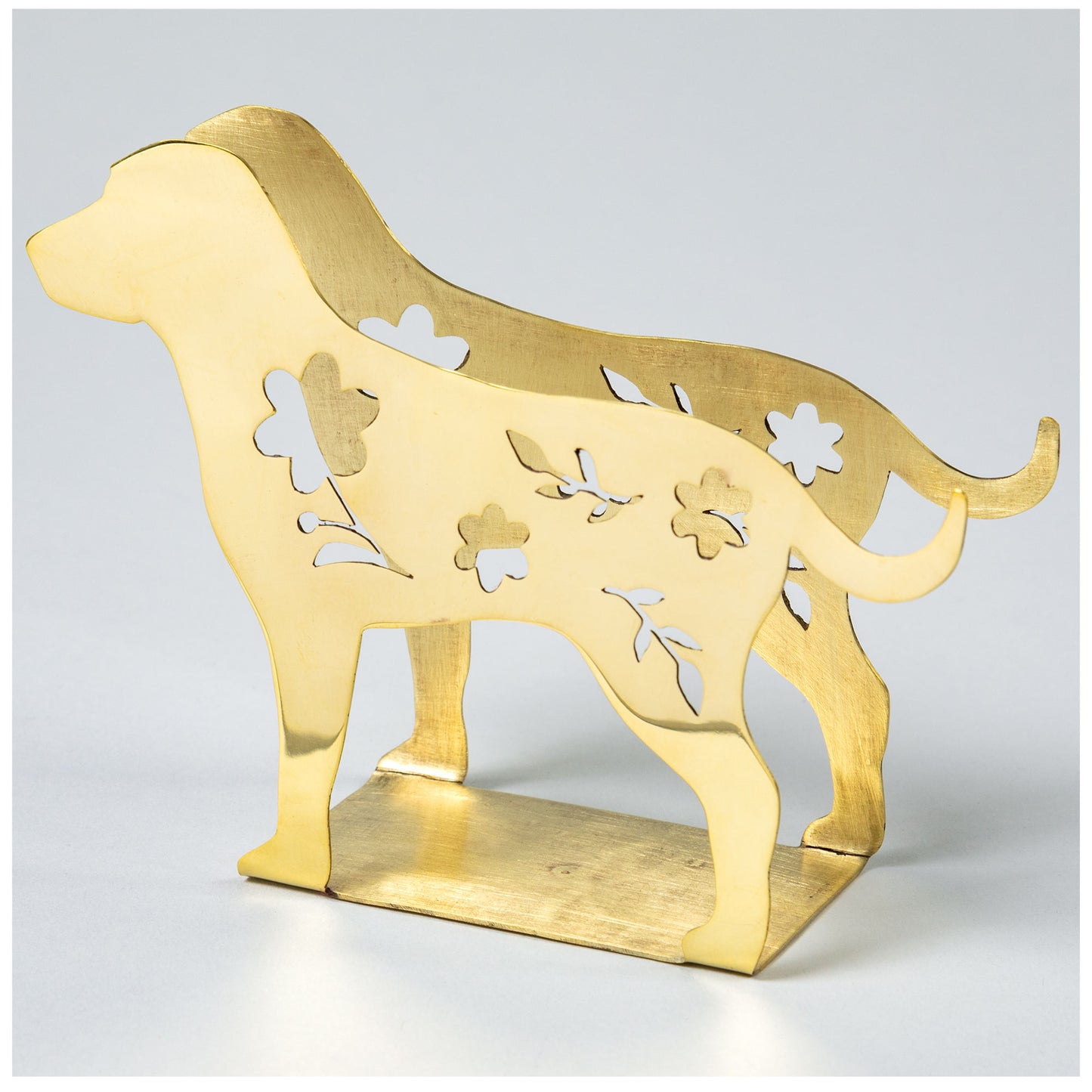 Fancy Dog Mixed Metal Napkin Holder