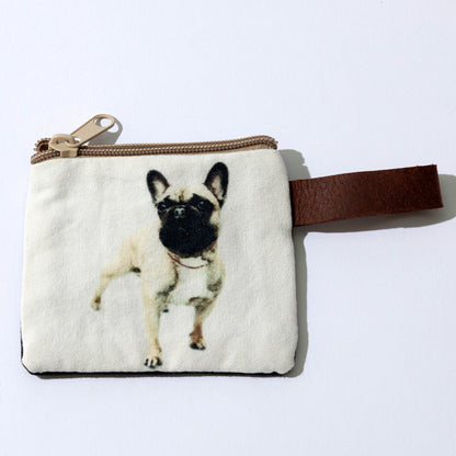 Canvas Dog Breed Coin Purse