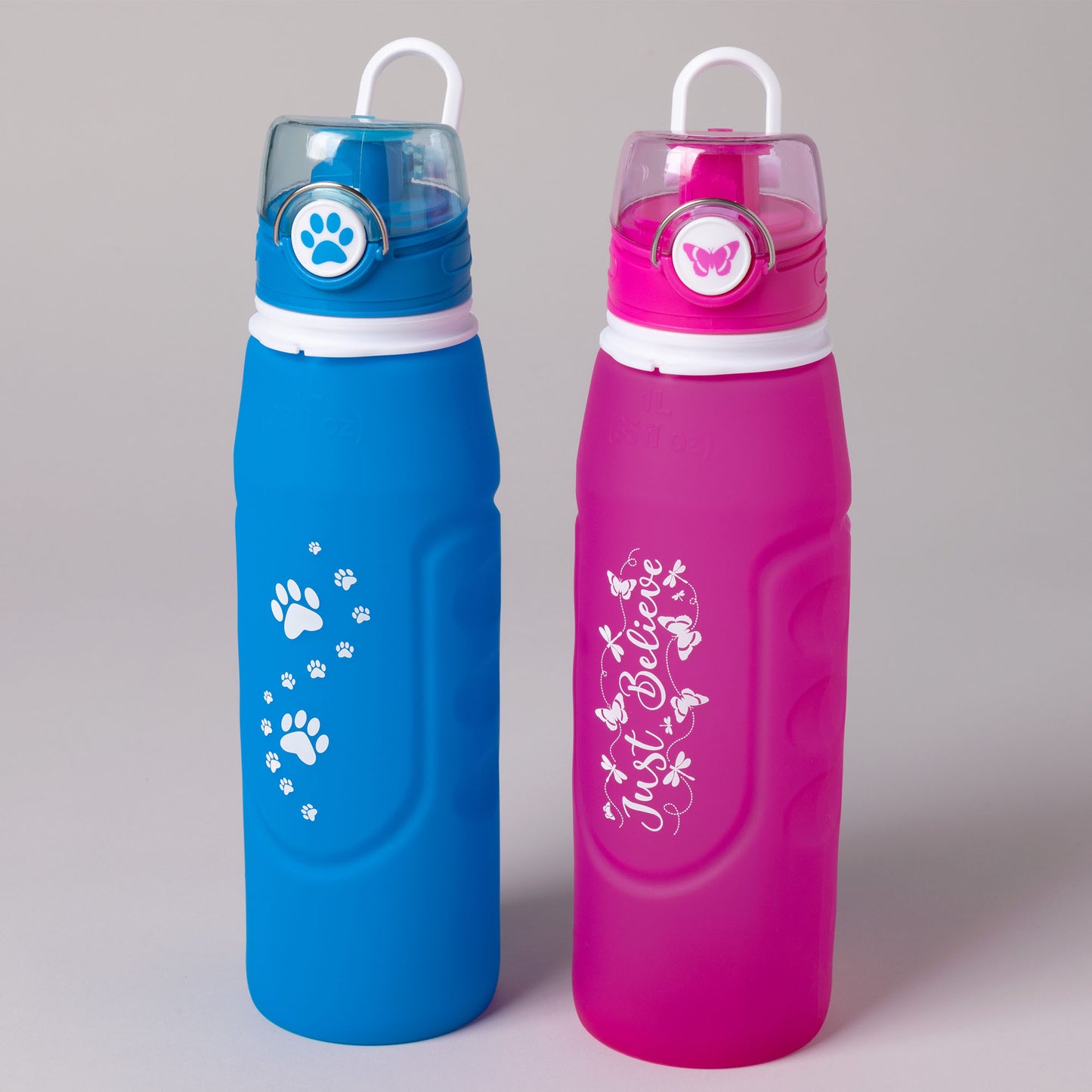 HydroGood Collapsible Silicone Water Bottle