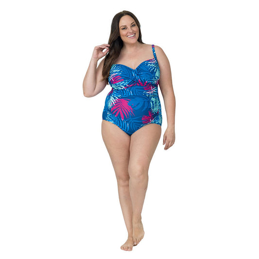 Caribbean Sand&trade; Full Coverage One Piece Swimsuit