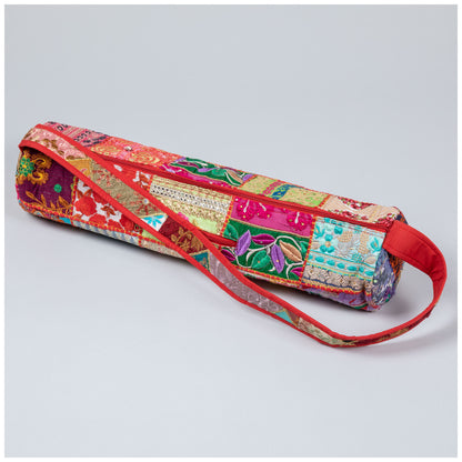 Recycled Patchwork Yoga Mat Bag