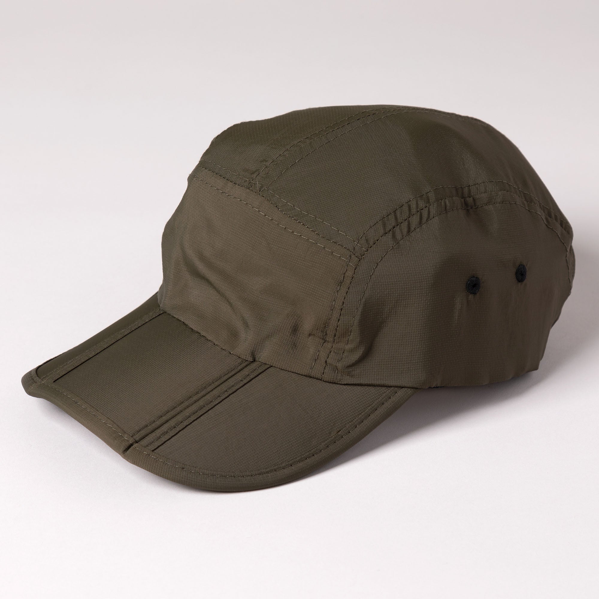 Folding brim ball cap deals