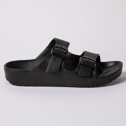 Women's Double Buckle Slide Sandals