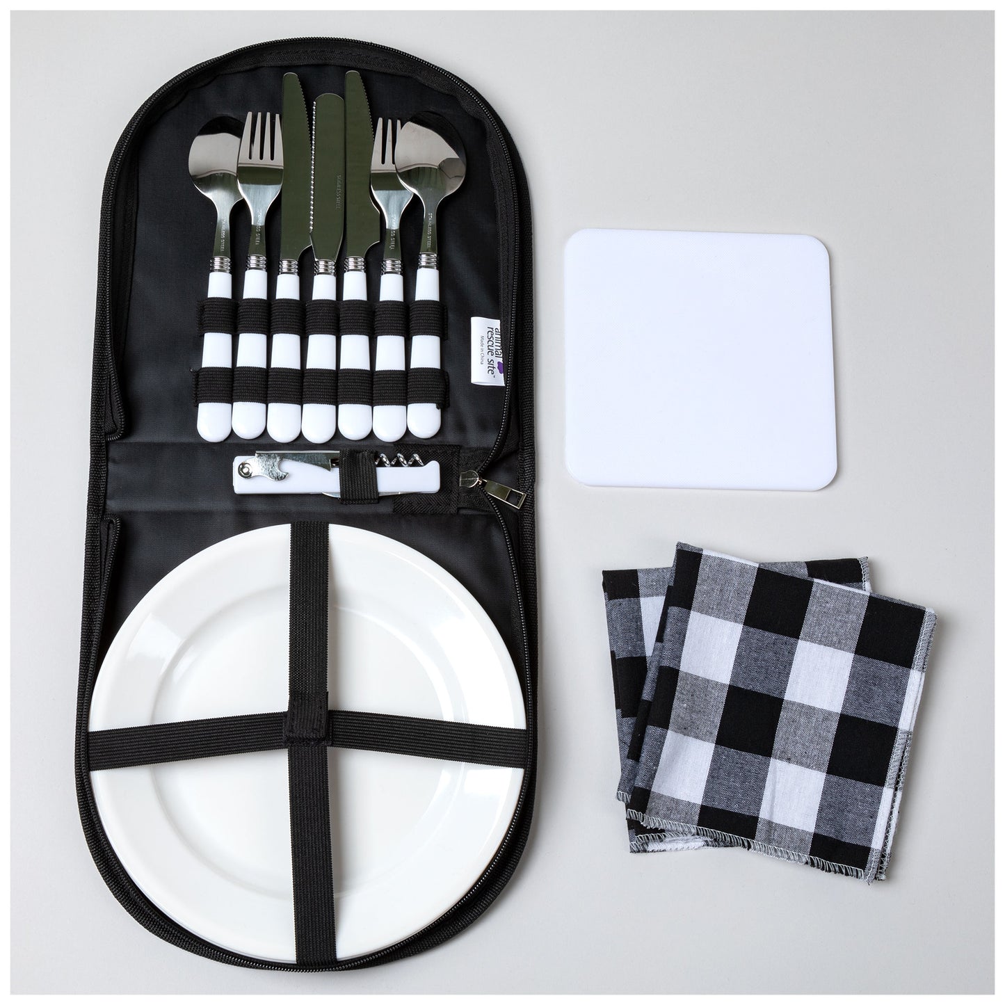 Paw Print Picnic Set Bag