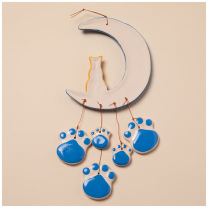 Pet Moonlight Ceramic Wind Chime