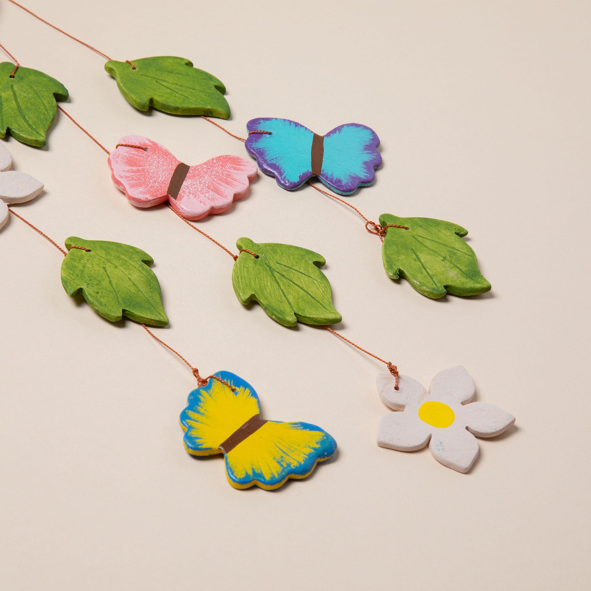 Flying Butterflies Ceramic Wind Chime | GreaterGood