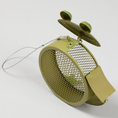 Hanging Mesh Frog Bird Feeder