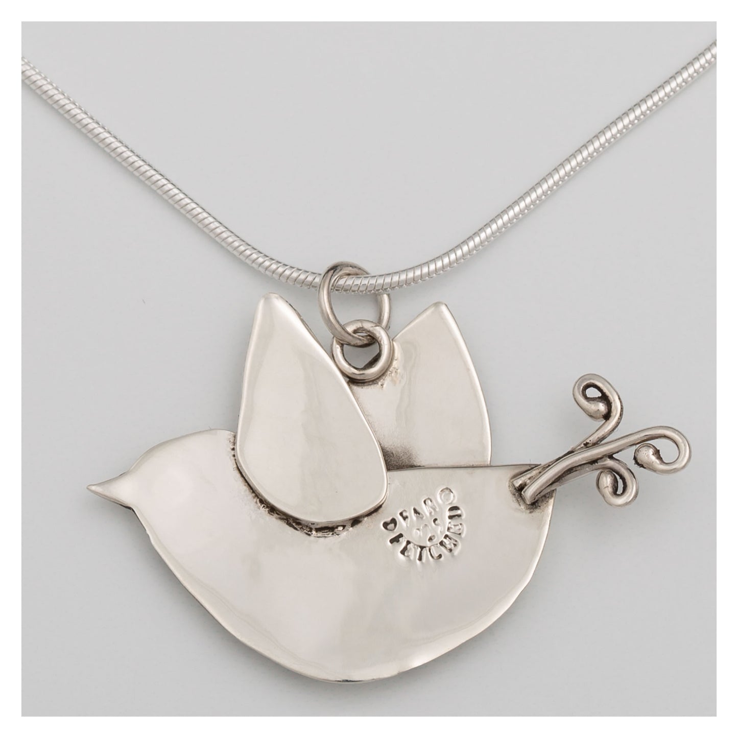 Sweet Dove Sterling Necklace