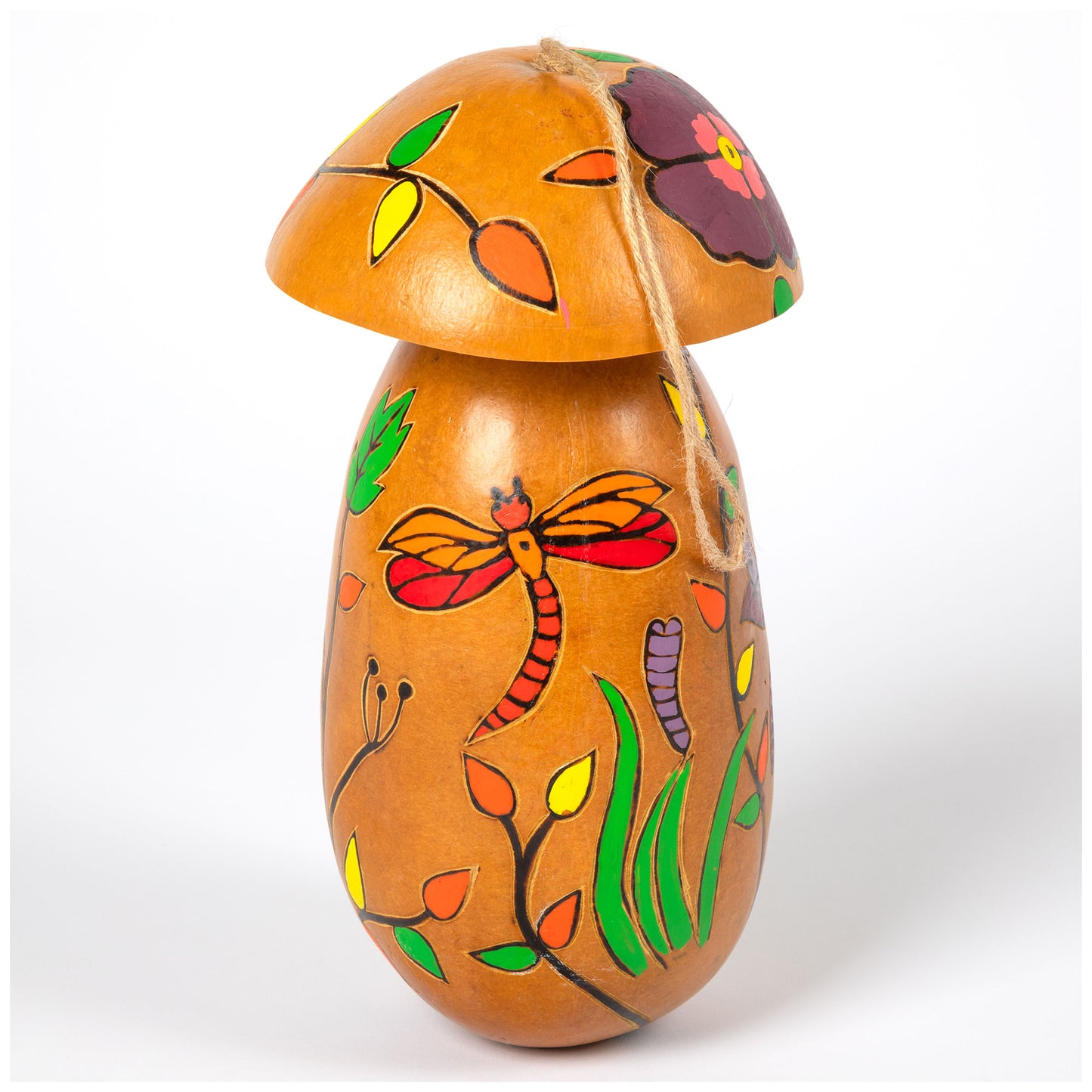 Hand Painted Gourd Birdhouse