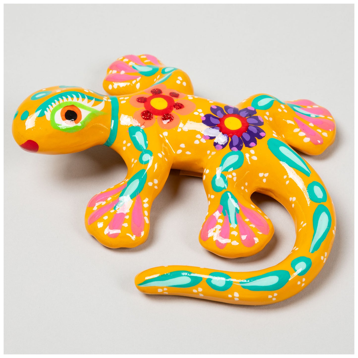 Hand Painted Decorative Ceramic Gecko