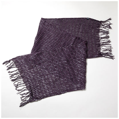 Purple Sunsets Cotton Scarf