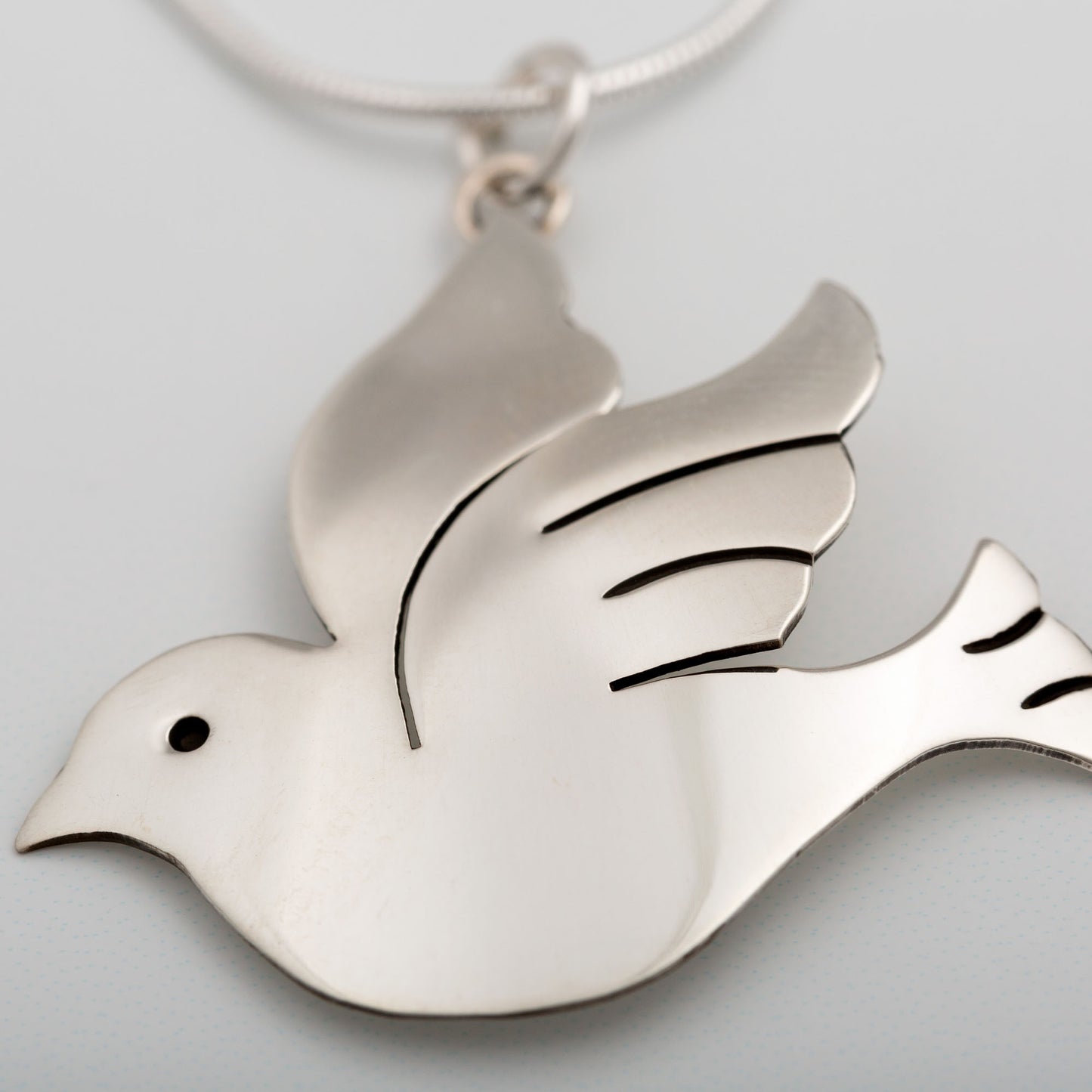 Peace Dove Sterling Necklace