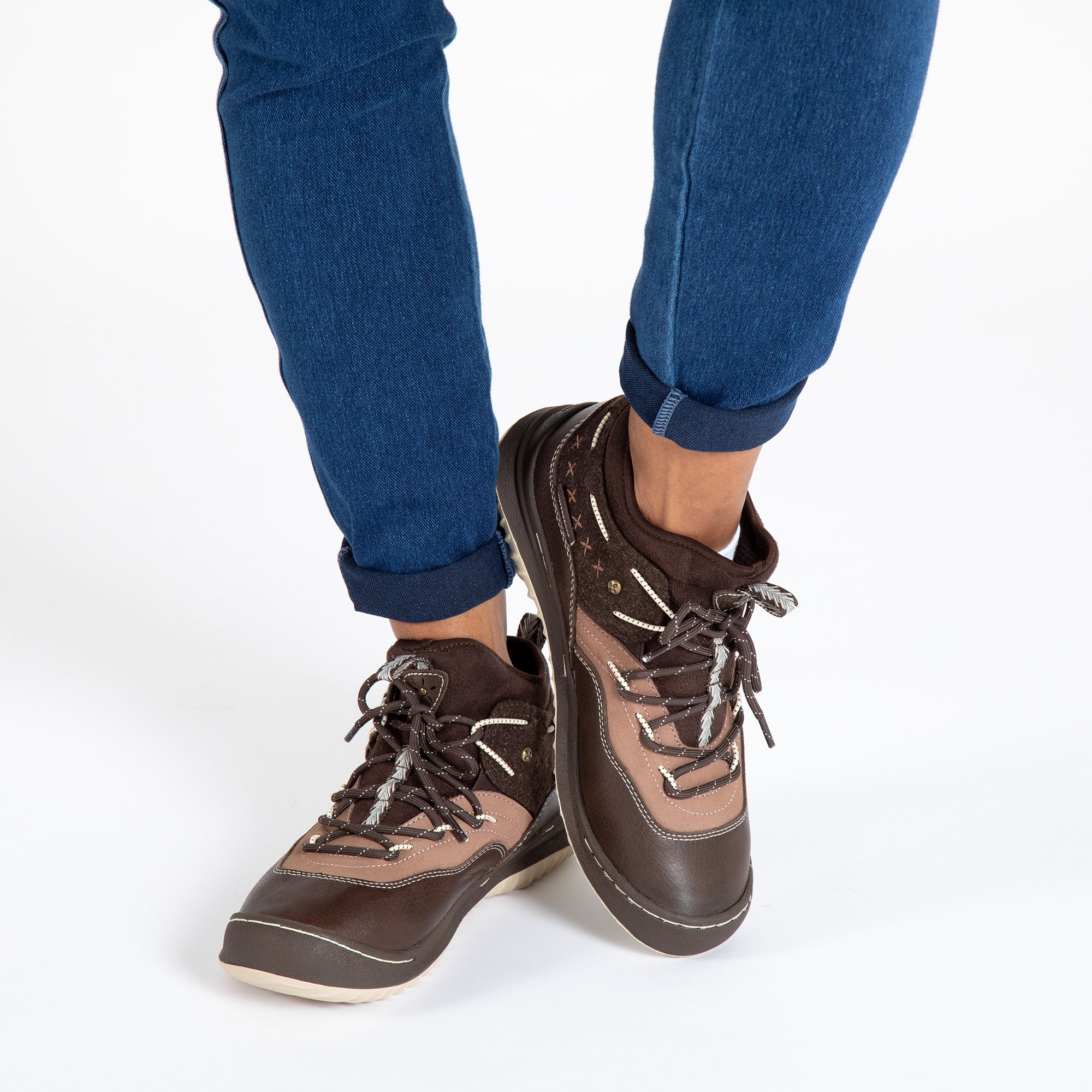JBU By Jambu Women's Linette Water-Resistant Fashion Boot - Comfy Hybrid Style In Taupe, Size 9.5