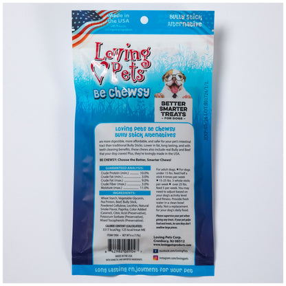 Loving Pets&reg; Be Chewsy 6" Bully Stick Alternative - 5 Pack