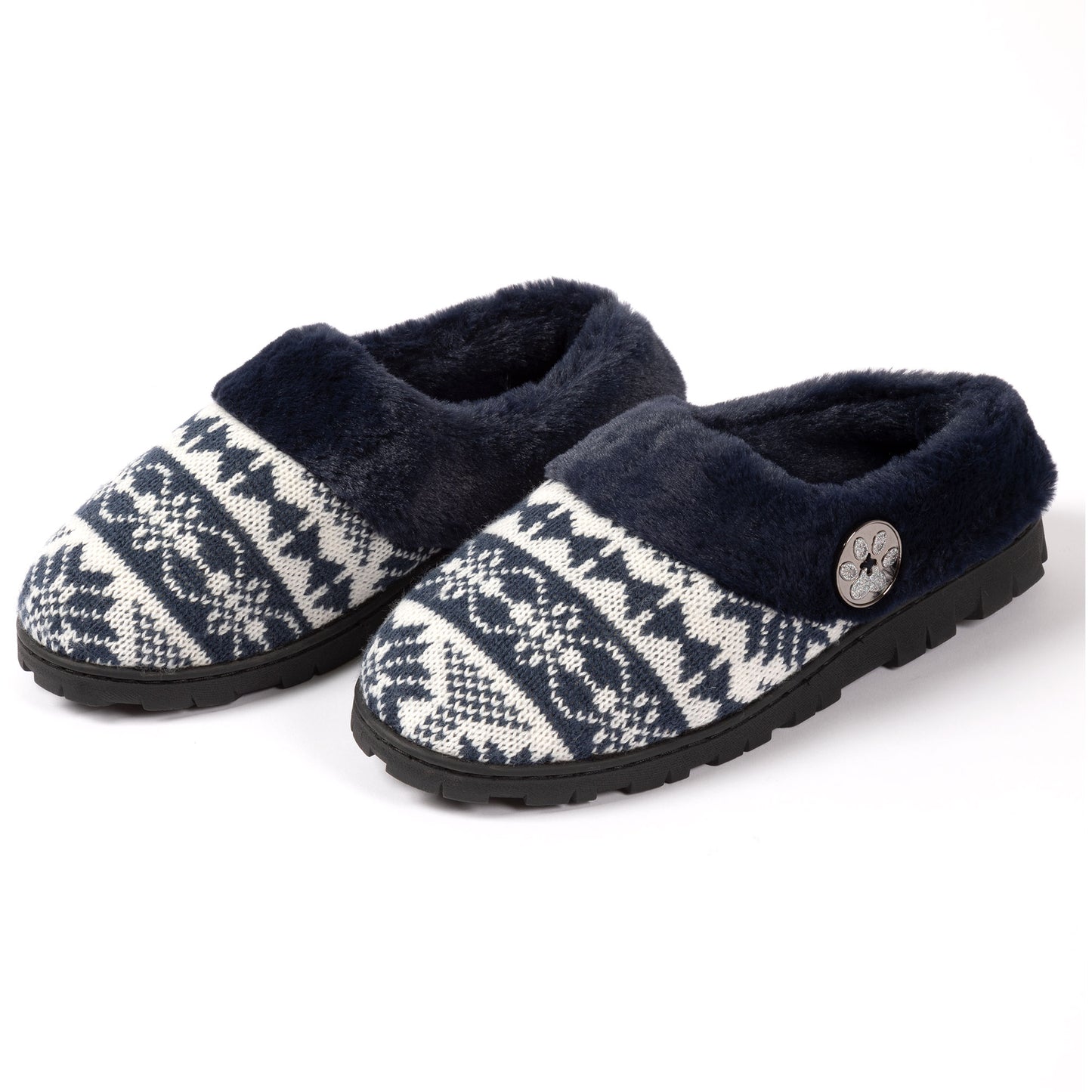 Paw Knit Clog Slippers