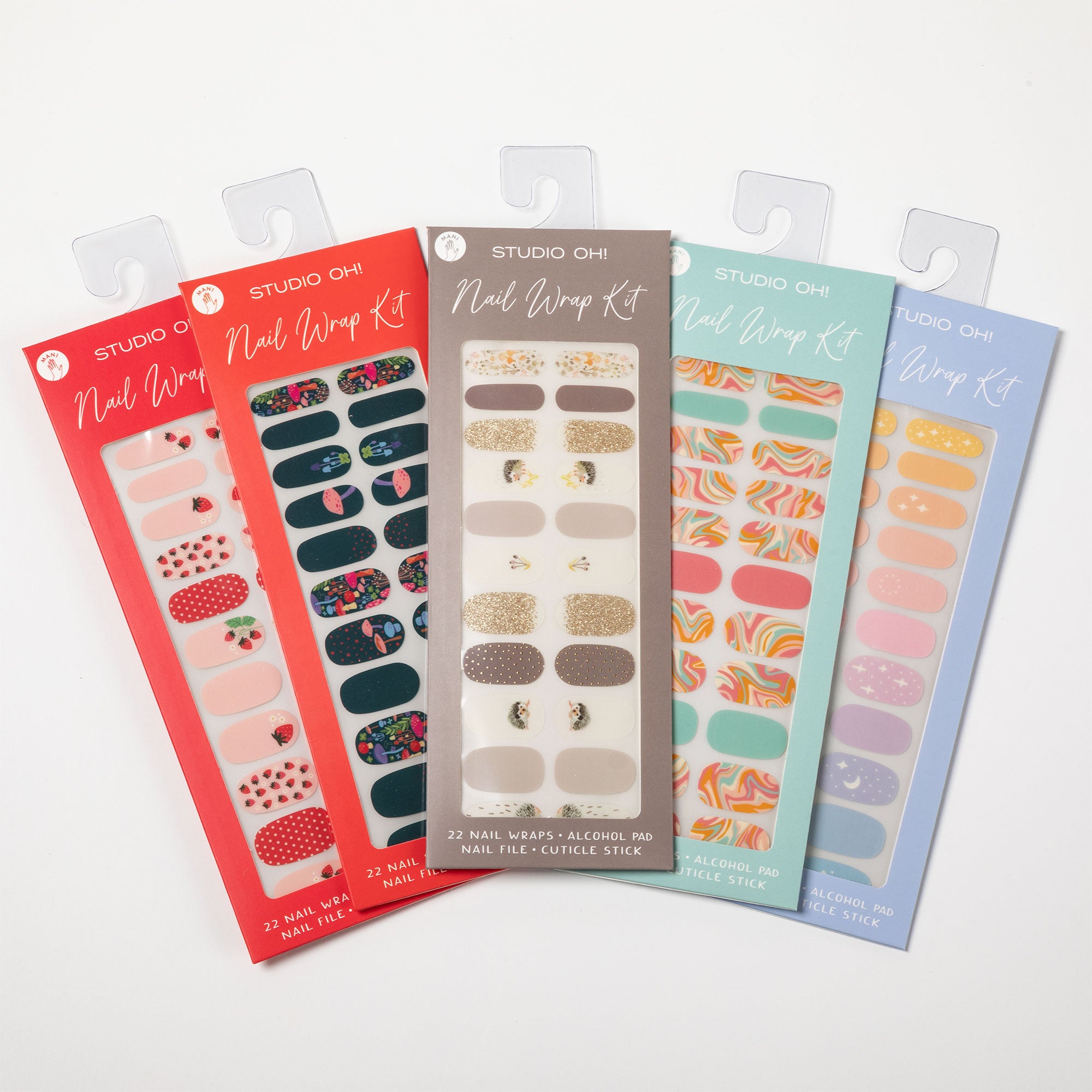 Spring Nail Wraps Patterned Manicure Nail Wrap Kit | GreaterGood