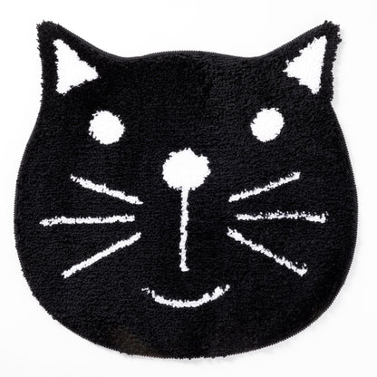 Cute Cat Face Floor Mat