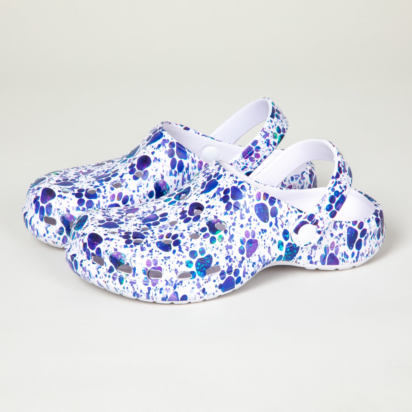 Super Comfy Paw Print Clogs