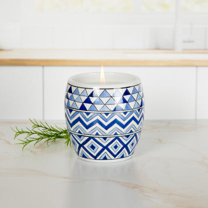 Ceramic Artisan Hand-Poured Candle