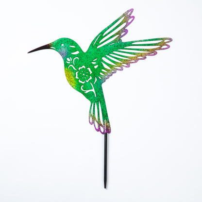 Fluttering Friends Silhouette Garden Stake