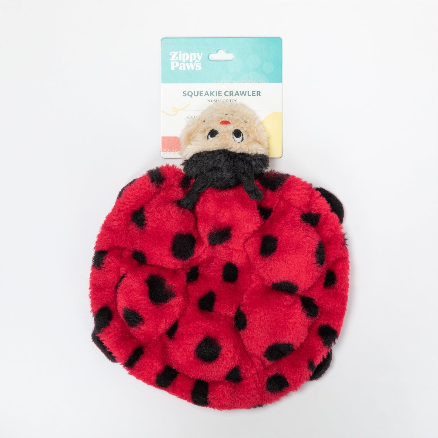 Zippy Paws&reg; Squeakie Crawlers - Betsey the Ladybug