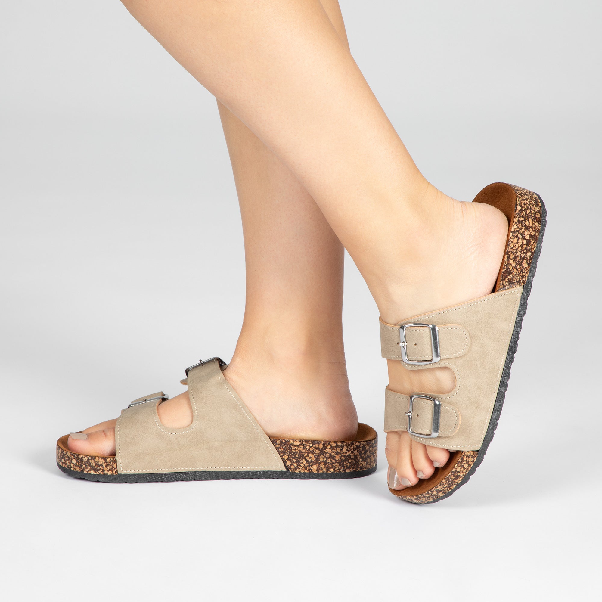 Rubi rex double buckle slide store