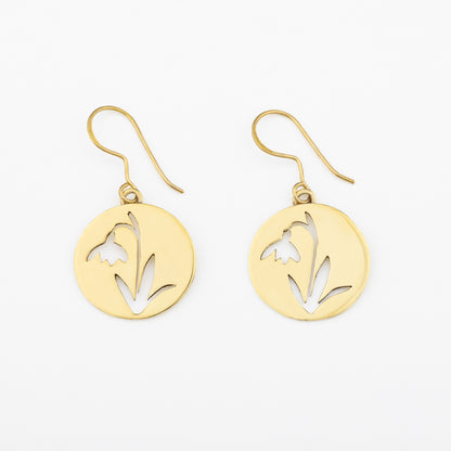 Birth Month Flower Earrings