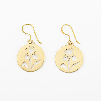 Birth Month Flower Earrings