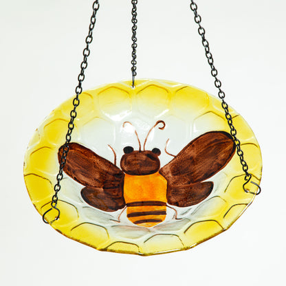 Honeybee Hanging Bird Feeder