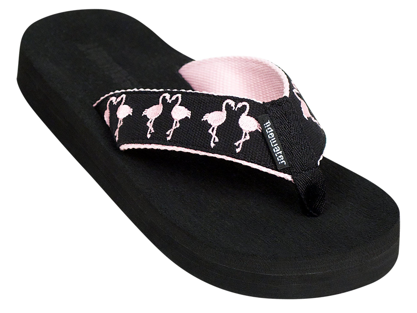 Pink Flamingos Flip Flops